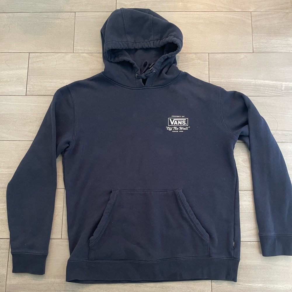 Vans Navy Blue Hoodie for Men